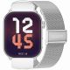 GRAVITY GT28-10 Damen-Smartwatch-Armband + Armband Weiß Silber