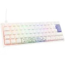 Klawiatura do gier Ducky One 2 Pro Mini White Edition, RGB LED - Wiśniowy Brąz (DKON2061ST-BDEPDWWT2)