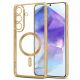 2. Tech-Protect MagFlex MagSafe Hülle für Samsung Galaxy A27 5G – Transparentes Gold