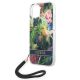 5. Guess GUOHCP14SHFLSB iPhone 14 6.1 "blau / blauer Hardcase Flower Strap