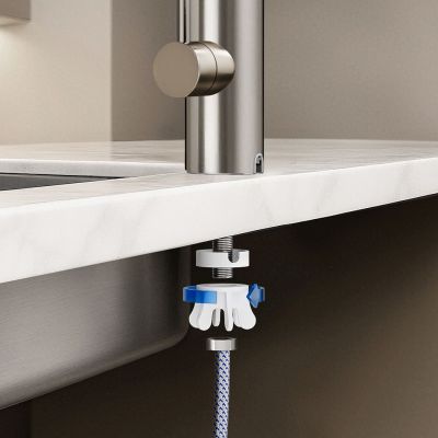 9. TEESA Durchfluss-Wassererhitzer TSA4107 Küchenarmatur aus Metall mit flexiblem Auslauf