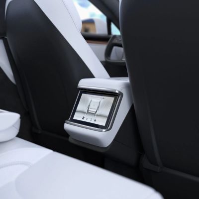 4. Spigen Glas.tR Schlankes gehärtetes Glas für Tesla Model X 2022 / Model S 2021 – Schwarz