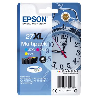 Epson Wecker Multipack 3-Farben 27XL DURABrite Ultra Tinte