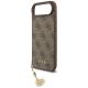 5. Guess 4G Charms Collection MagSafe Hülle für iPhone Air – braun