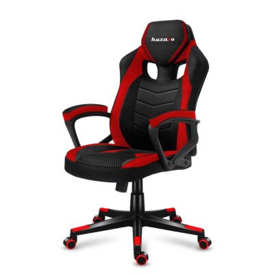 3. Huzaro FORCE 2.5 Gaming-Stuhl aus rotem Netzgewebe