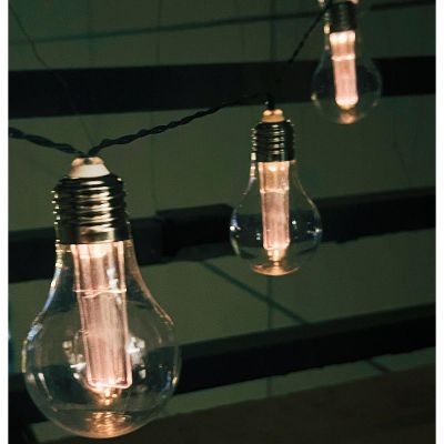 3. Solar-Girlandenlampe, Partybeleuchtung, 10 LEDs, 3,8 m