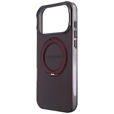 6. Mercedes AMG IML Double Layer Urban Line Hülle mit Ringständer und MagSafe-Funktion für iPhone 18 Pro Max / 17 Pro Max – Burgunderrot
