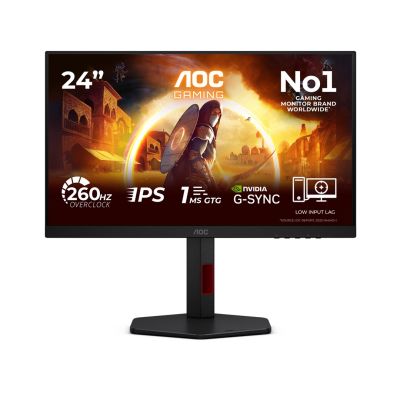 14. AOC G4 24G4ZR/02 Computermonitor 60,5 cm (23,8") 1920 x 1080 px Schwarz, Rot