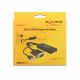 2. DeLOCK 0,25 m VGA+USB2.0-A/HDMI 0,25 m VGA (D-Sub) + USB Schwarz