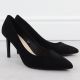 5. Schwarze Wildleder-Stiletto-Pumps von Sergio Leone 1339