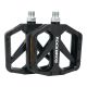 Rockbros BP2602 Nylon-Fahrradpedale – Schwarz