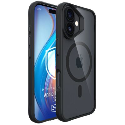 3mk Satin Armor MagCase für iPhone 17 - Schwarz