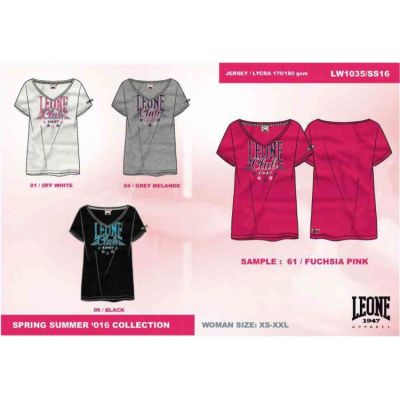 3. Damen T-Shirt LEONE LW1035/S16 grau "M"