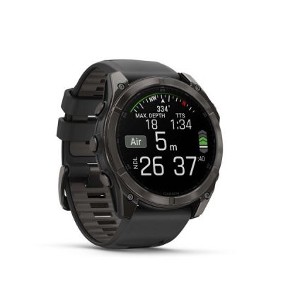4. Garmin Fenix 8 51 mm schwarze Uhr