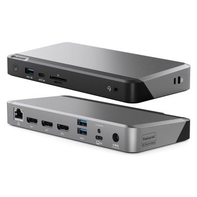 11. ALOGIC DX3 Kabelgebundener USB 3.2 Gen 1 (3.1 Gen 1) Typ-C Laptop, Schwarz, Grau