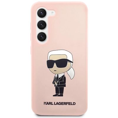 3. Karl Lagerfeld KLHCS23SSNIKBCP S23 S911 Hardcase pink/pink Silikon Ikonik