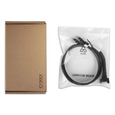 4. IcyDock MCIO 8i SFF-TA-1016 Kabel auf 2x SlimSAS 4i 0,5 Meter