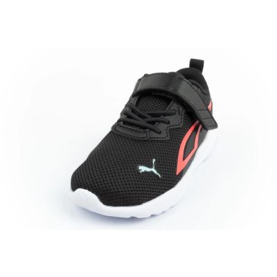 3. Puma Kinder-Sneaker mit Klettverschluss All-Day, schwarz und bequem