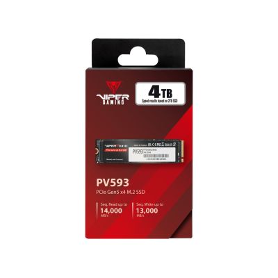 4. Patriot Viper PV593 M.2 PCI-E Gen5 x4 NVMe2 4 TB SSD