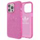 7. Adidas OR Schutzhülle Clear Case Glitter für iPhone 13 Pro / iPhone 13 - Pink