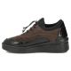 3. braune Keilschuhe aus Wildleder mit Krokodilprägung von Filippo (Modell DP8106)