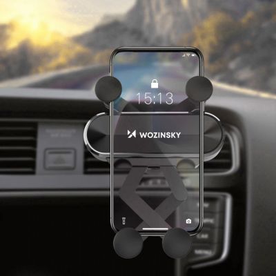 15. Wozinsky Schwerkraft-Autotelefonhalter für Lüftungsschlitze schwarz (WCH-05)