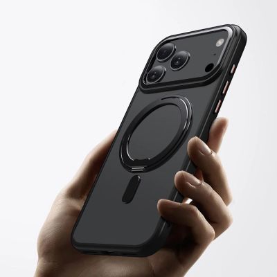 3. Tech-Protect MagRing MagSafe Hülle für iPhone 17 Pro - Mattschwarz