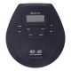 4. Discman mit automatischer Wiedergabefortsetzung und Anti-Shock-Funktion DMP-395B, schwarz