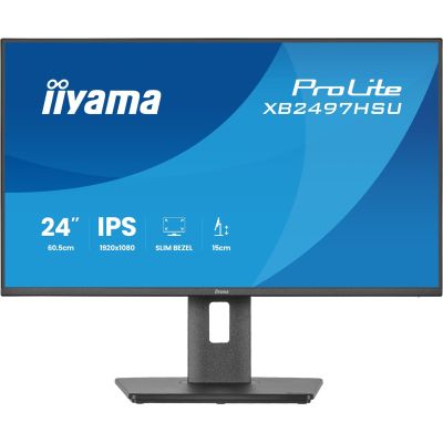 3. iiyama ProLite XB2497HSU-B1 Computermonitor 60,5 cm (23,8") 1920 x 1080 px Full HD LED Schwarz
