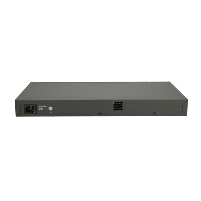 2. FiberHome S4820-28T-X-PE-AC Netzwerk-Uplinks, verwaltetes L2/L3 Gigabit-Ethernet (10/100/1000), PoE-Unterstützung, 1 HE, Schwarz, Grau