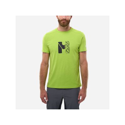 3. MILLET Kamet Map Ts Ss M Herren-T-Shirt blau