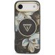 3. Guess IML Glitter Flowers Triangle MagSafe Hülle für iPhone Air - Schwarz