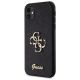 2. Guess GUHCN61HG4SGK Hülle für iPhone 11 / Xr – Schwarz Glitter Script Big 4G