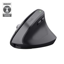 Vertrauen Sie der BAYO+ ERGONOMISCHEN KABELLOSEN schwarzen Maus
