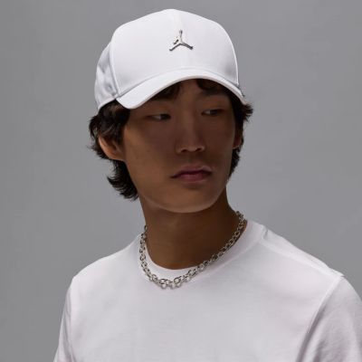 3. Air Jordan Rise Structured Metal Jumpman White Cap - HM5750-100