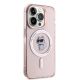 4. Karl Lagerfeld IML Choupette MagSafe Hülle für iPhone 14 Pro – Rosa