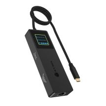 ICY BOX Spade Dock 4038 Kabelgebundene USB 3.2 Gen 2 (3.1 Gen 2) Typ-C-Dockingstation Schwarz