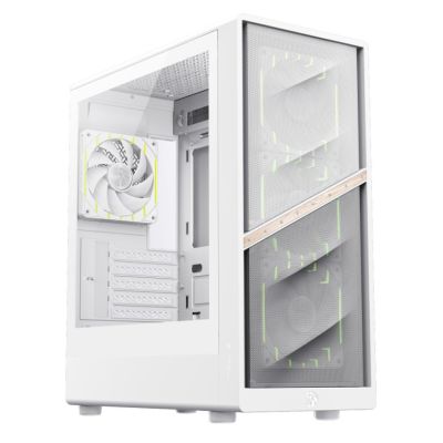 2. GameMax AERIS 330 MW Mini-Turm Weiß