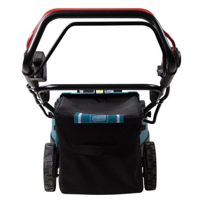 4. Makita DLM481Z Akku-Rasenmäher (Schiebemäher) in Schwarz, Blau und Metallic