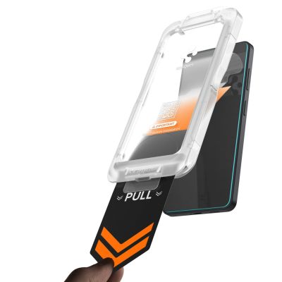 8. Spigen Glas.Tr Ez Fit Pro HD Privacy Glass 2er-Pack für Samsung Galaxy S26