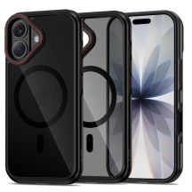 Tech-Protect MagHybrid MagSafe Hülle für iPhone 17 – Schwarz und Rot