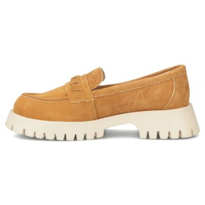 3. Damen-Brogues aus Wildleder, Kamel, Filippo DP7554