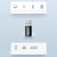 14. Baseus Ingenuity Series Mini USB 3.1 OTG auf USB Typ C Adapter schwarz (ZJJQ000101)