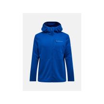Bluza męska PEAK PERFORMANCE M Trail Polartec Power Grid Zip Hood kolor niebieski