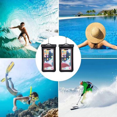 4. Wozinsky WWE-01 wasserdichte Hülle mit PVC-Armband – schwarz