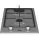 3. Beko HDCG 32220 FX Edelstahl Einbau-Gasherd 29 cm 2 Kochzonen
