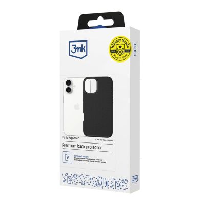 11. 3mk Fortis MagCase für iPhone 16 - schwarz