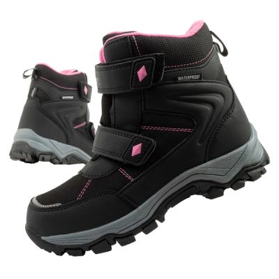 Lee Cooper Winterstiefel Kinder Schneestiefel wasserdicht isoliert Schwarz