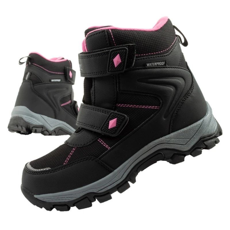 Lee Cooper Winterstiefel Kinder Schneestiefel wasserdicht isoliert Schwarz
