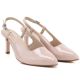 9. Sergio Leone SK157 Slingback-Pumps aus rosa Lackleder